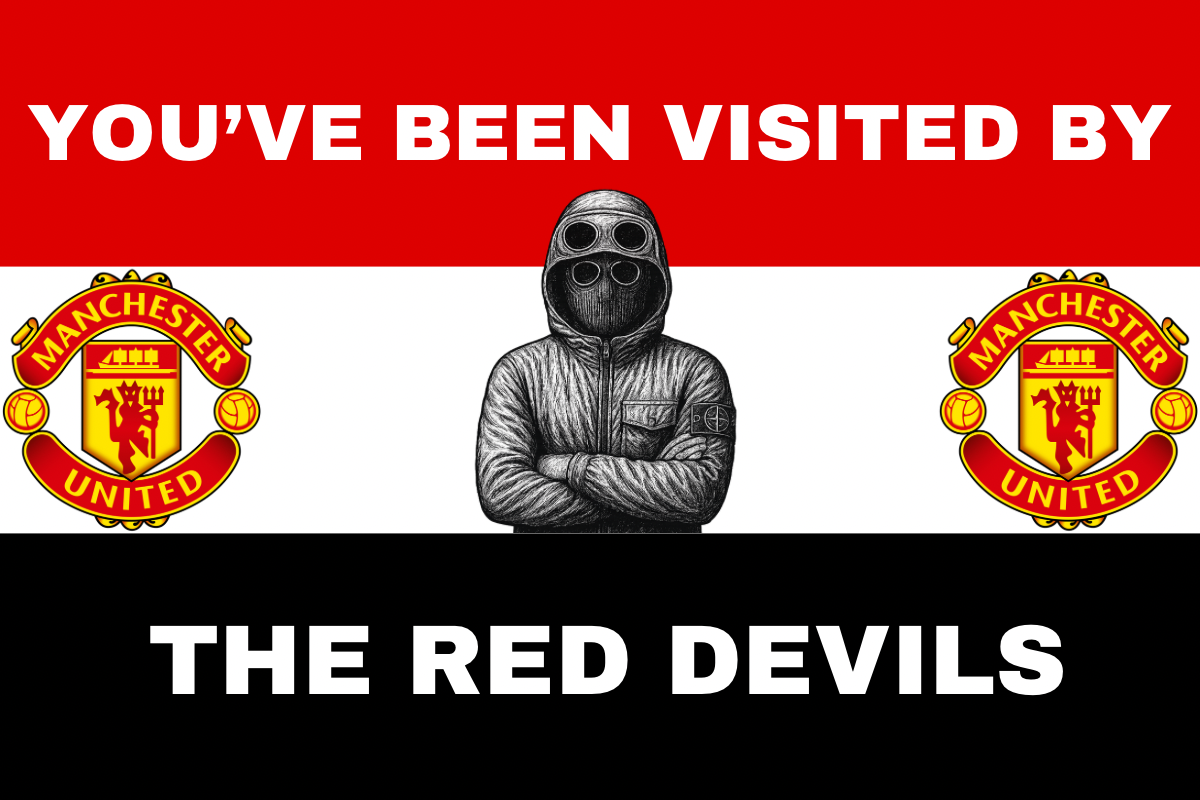 You’ve been visited by the Red Devils - Manchester United