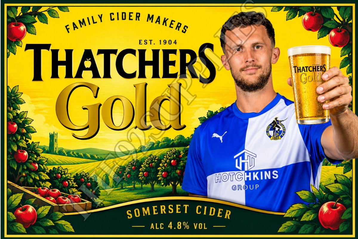 Luke Thomas ( thatchers gold ) x8 - Bristol rovers