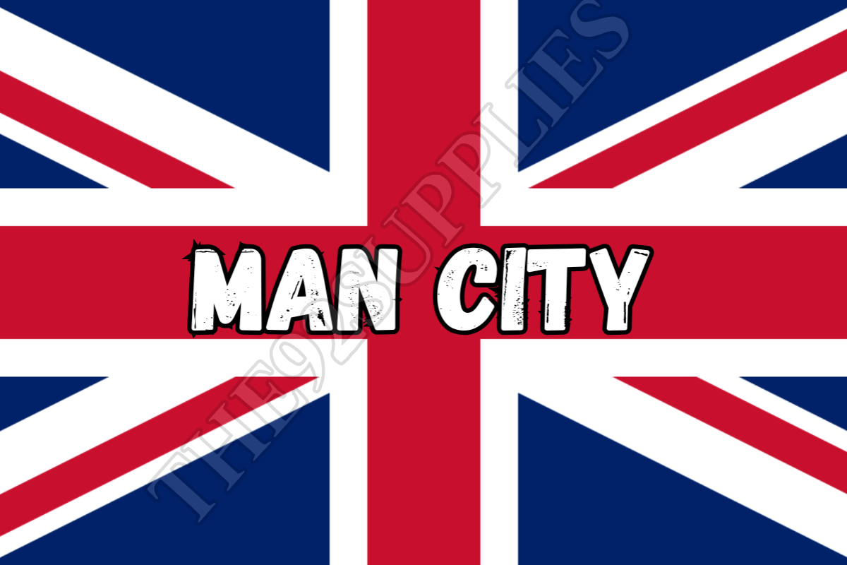 Union Jack x8 - Manchester City