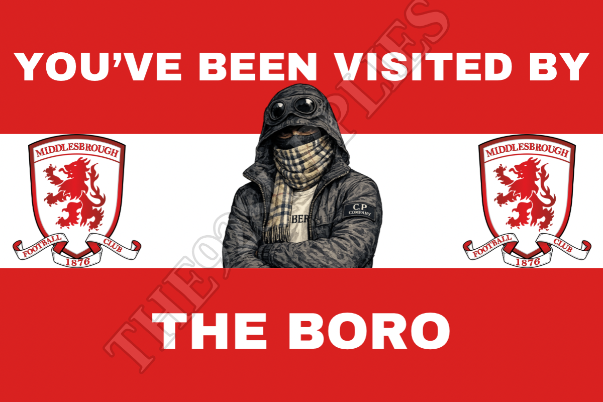 You’ve been visited by the boro - Middlesbrough