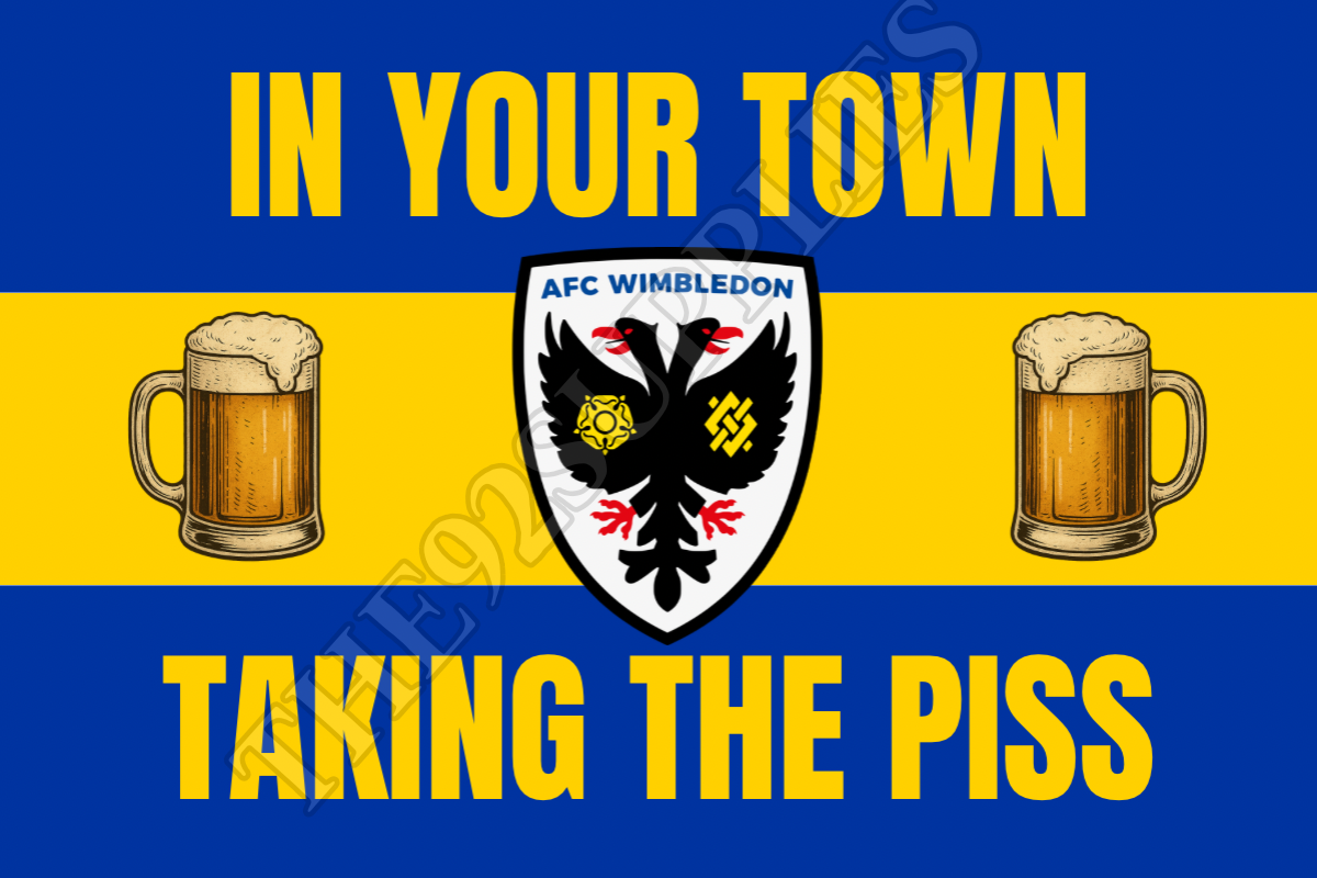In your town taking the piss - Afc Wimbledon