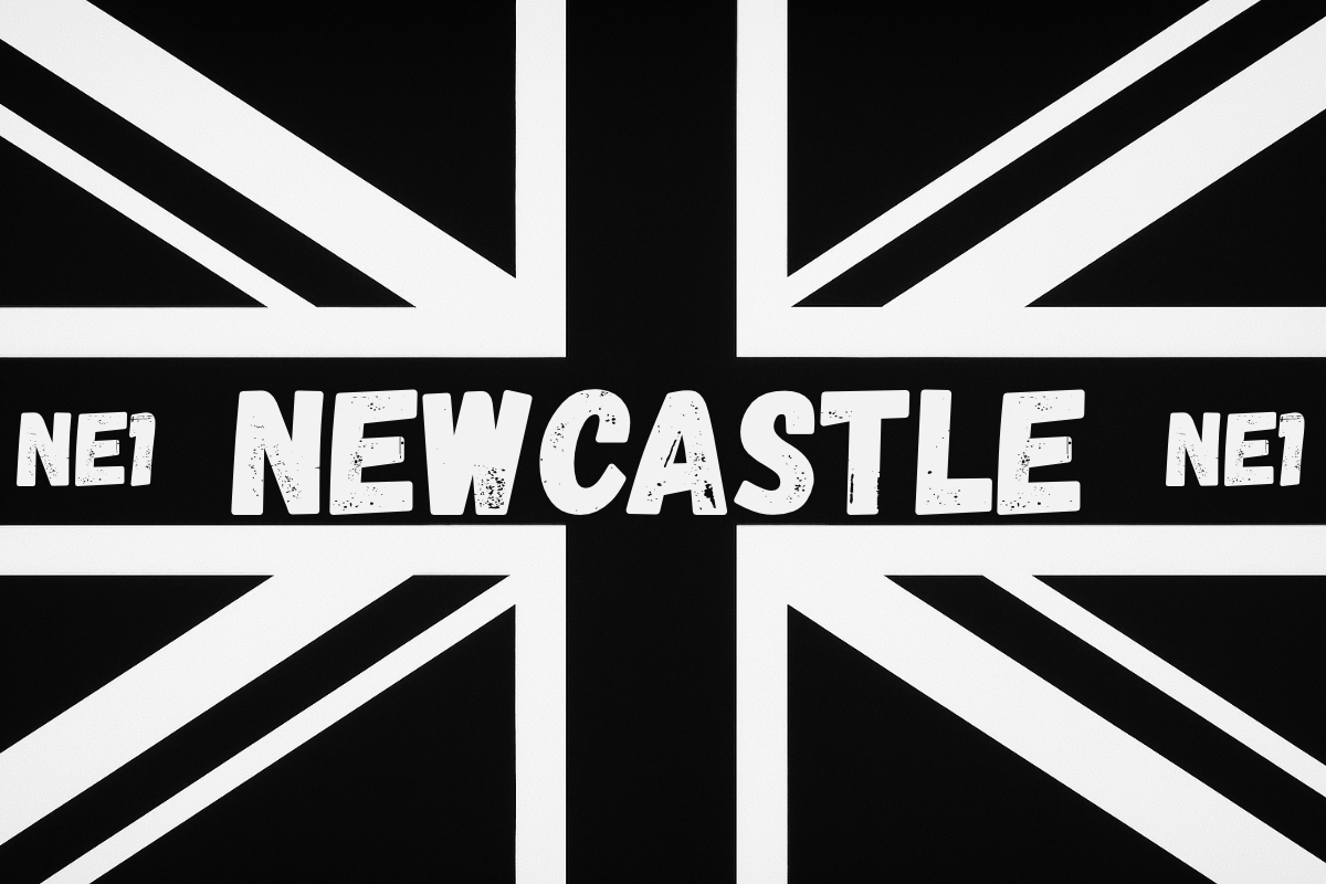 Black Union Jack - Newcastle United