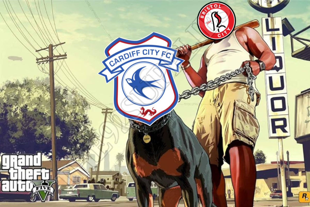 Cardiff city held on a lead by Bristol city x8 - Bristol city