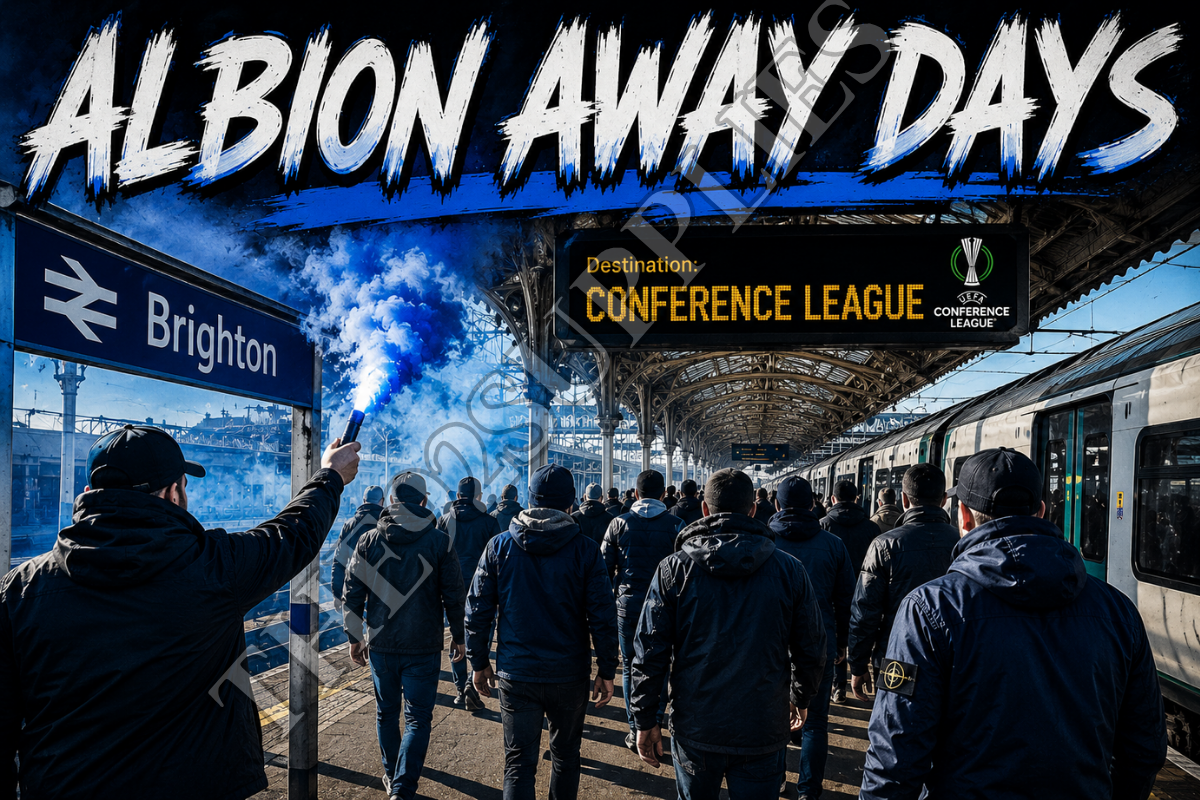 Albion away days x8 - Brighton
