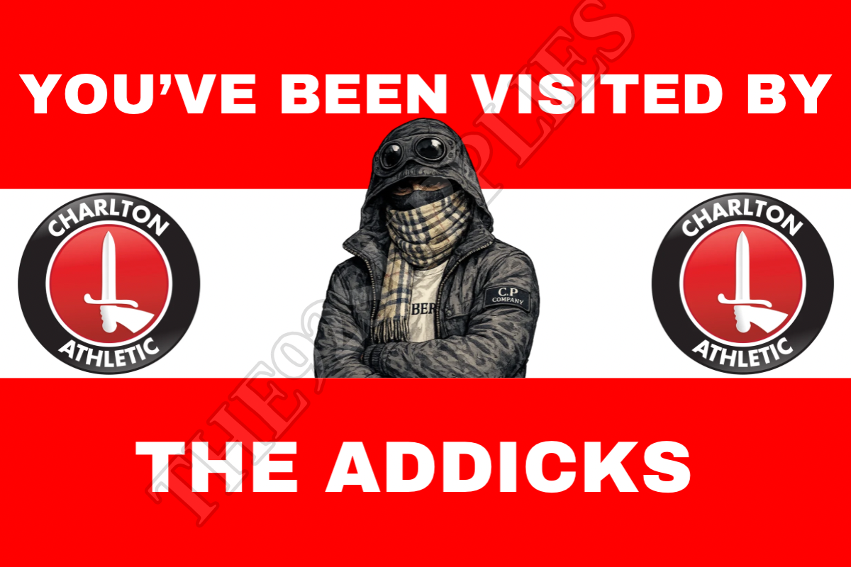 You’ve been visited by the addicks x8 - Charlton Athletic