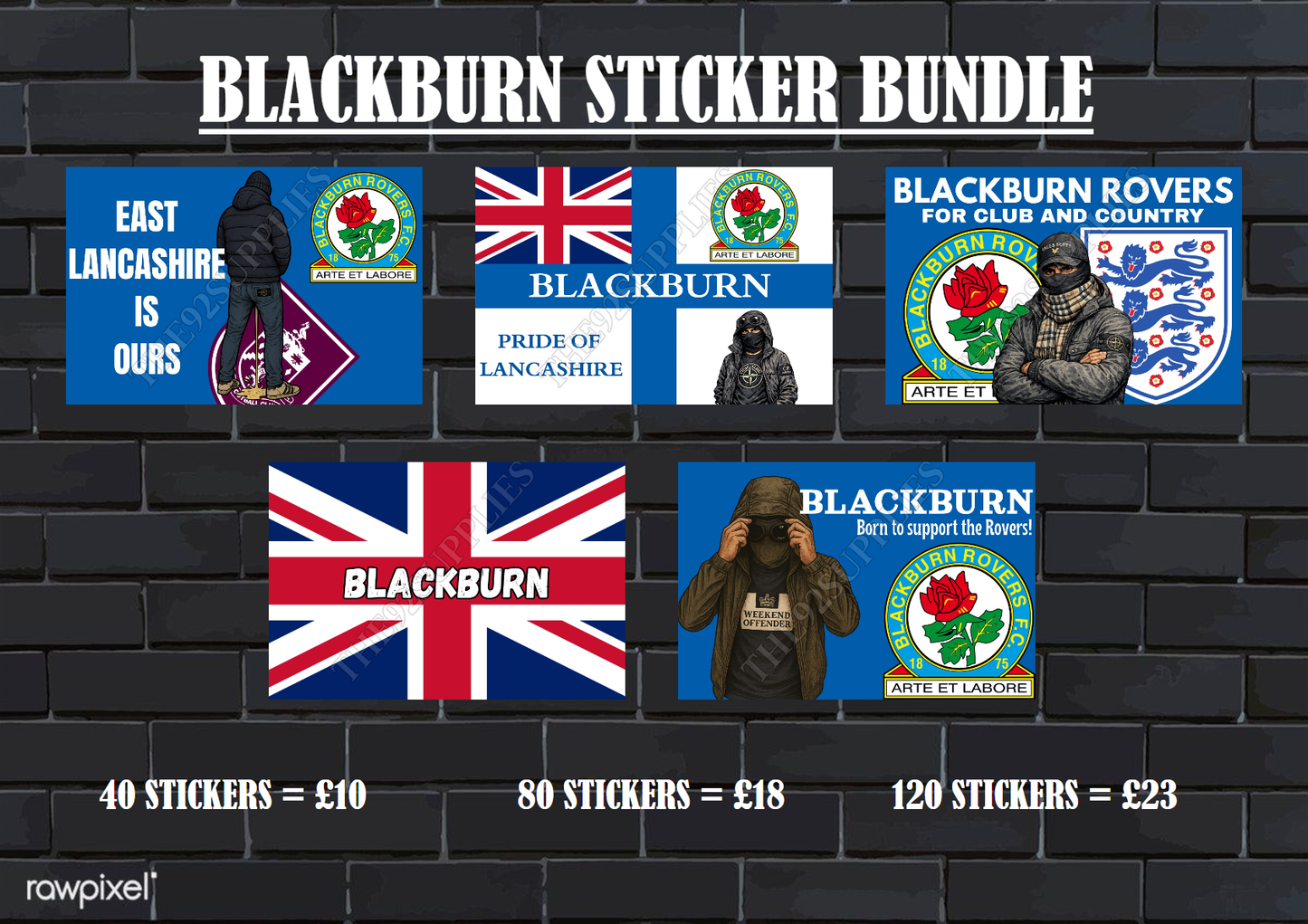 Blackburn Sticker Bundle