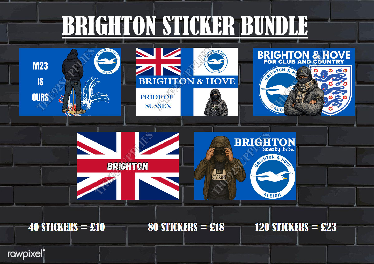 Brighton Sticker Bundle
