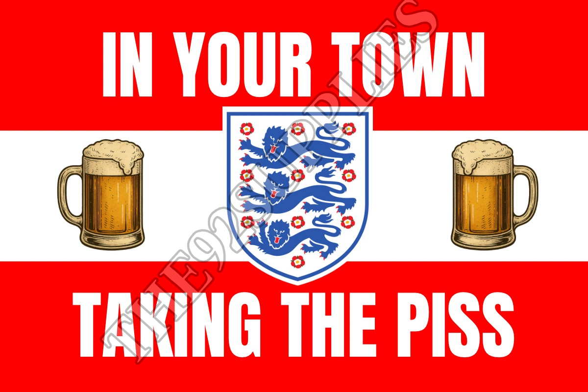 In your town taking the piss x8 - England