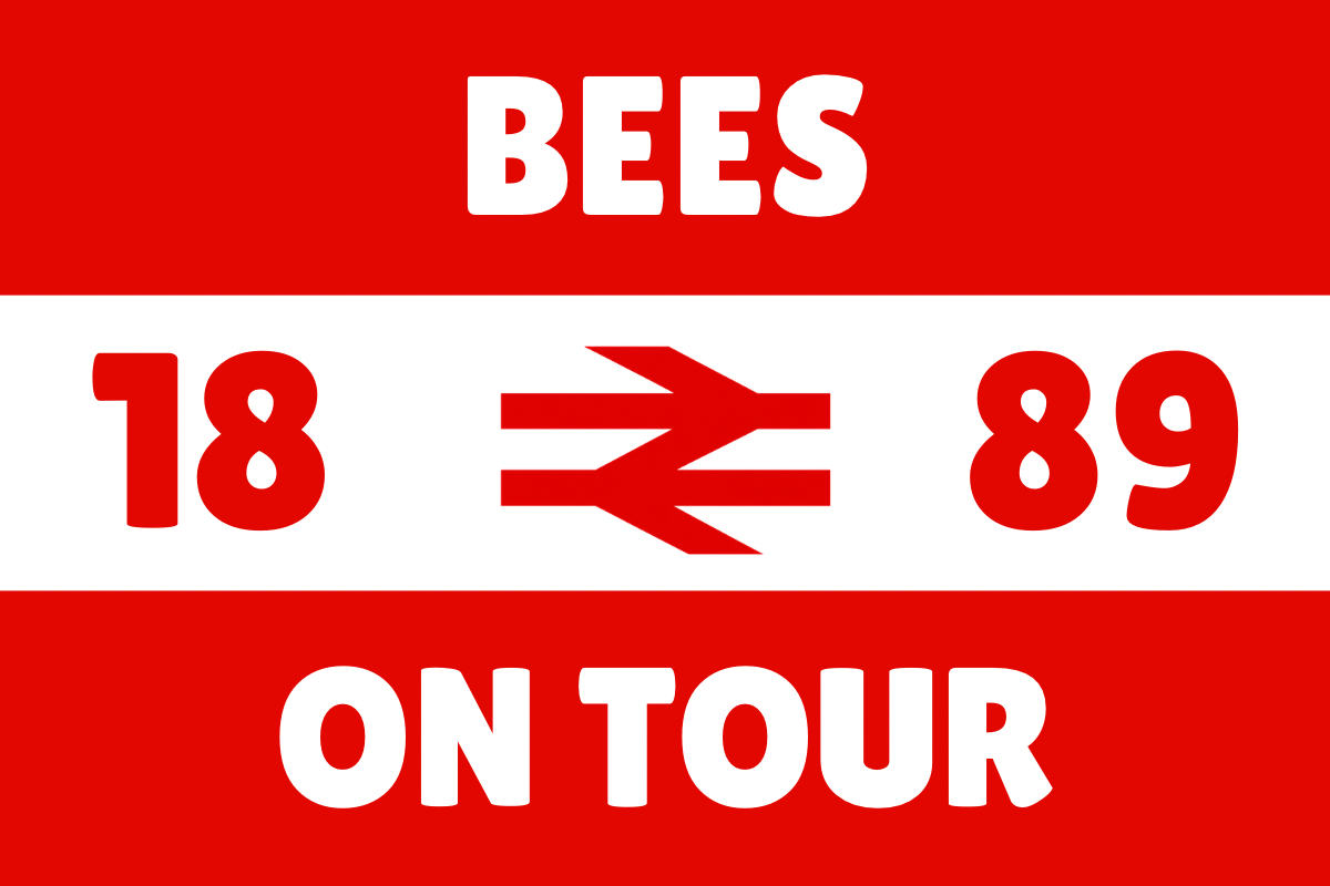 Bees on tour x8 - Brentford