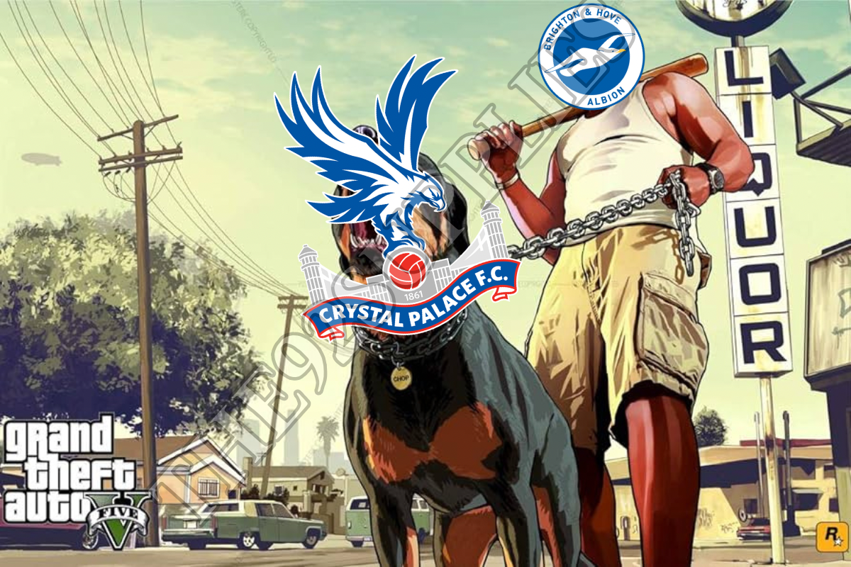 Crystal Palace held on a lead by Brighton x8 - Brighton