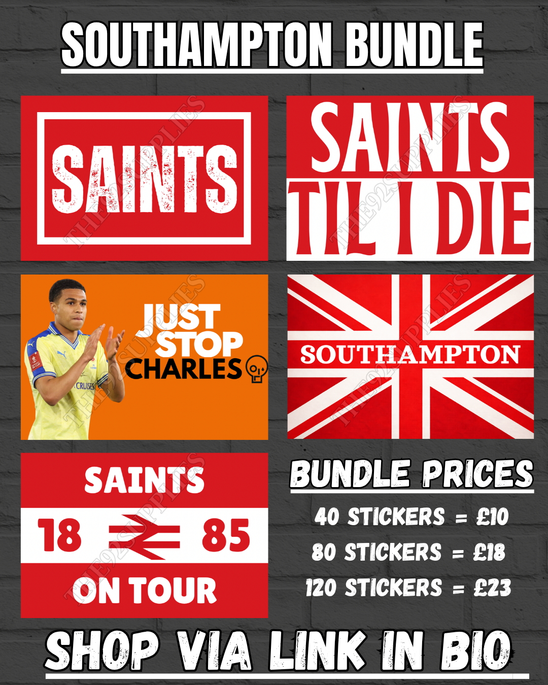 Southampton Stickers Bundle