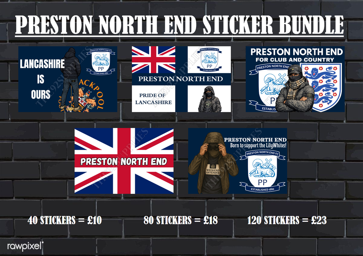 Preston North End sticker bundle