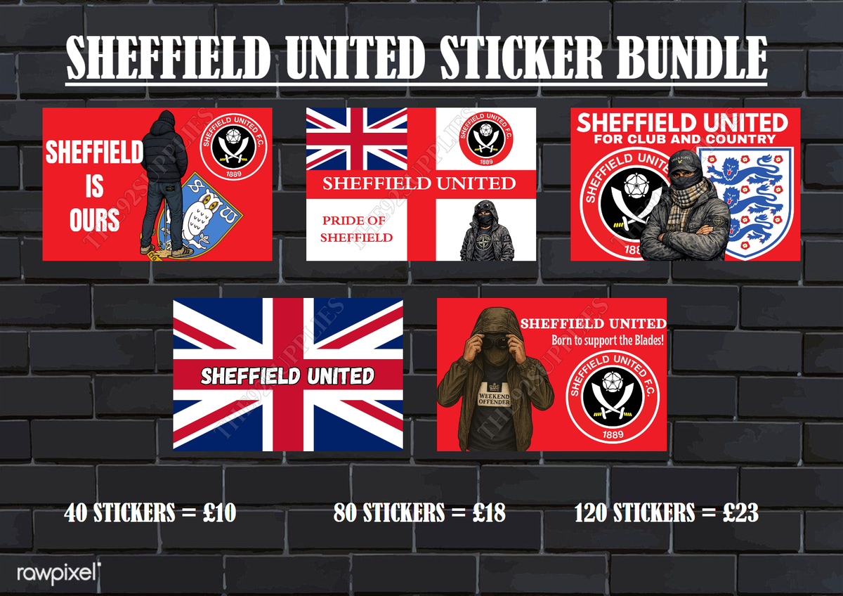 Sheffield United Sticker bundle