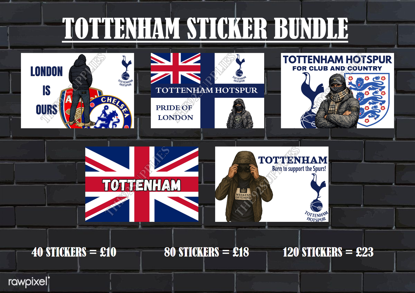 Tottenham Sticker bundle