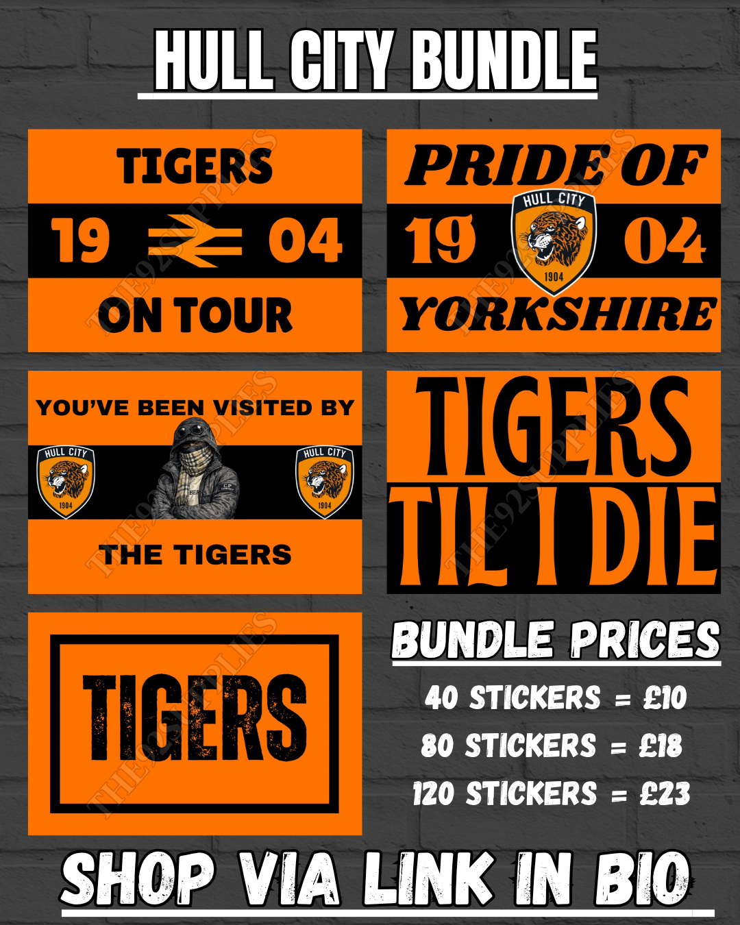 Hull city Sticker Bundle