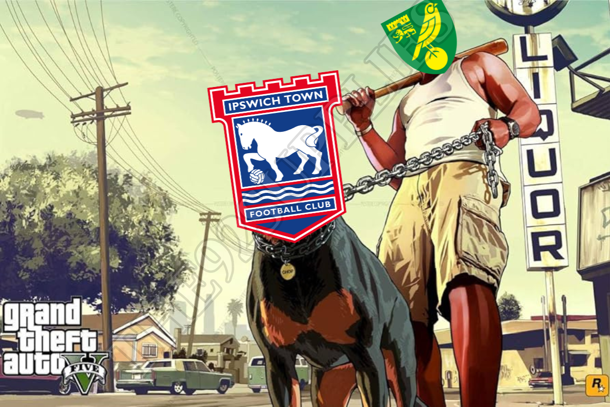 Ipswich held on a lead by Norwich city - Norwich city