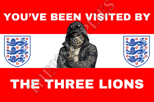 You’ve been visited by the three lions x8 - England