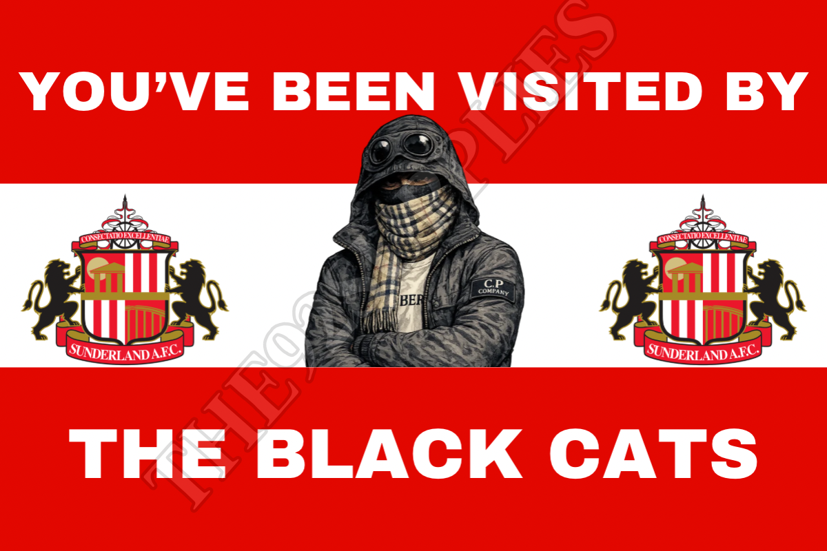 You’ve been visited by the black cats x8 - Sunderland