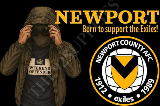 Born to support the exiles - Newport
