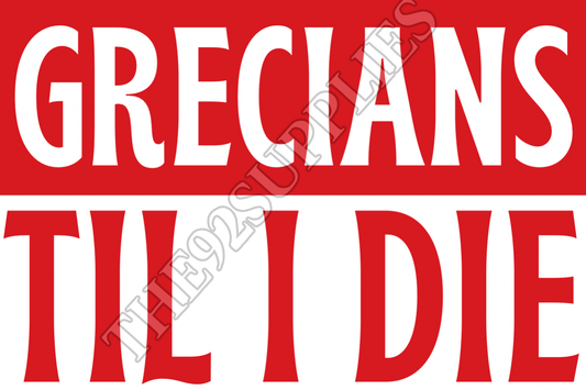 Grecians til I die x8 - Exeter city