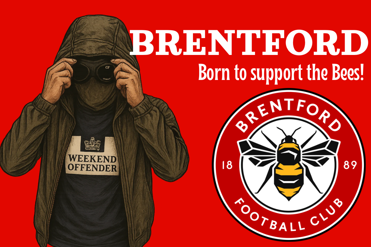 Born to support the bees x8 - Brentford