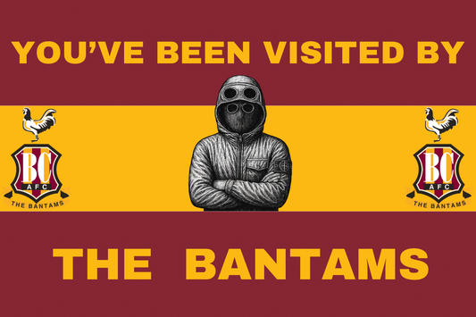 You’ve been visited by the bantams - Bradford city