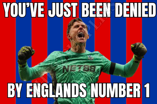 You’ve just been denied by England’s number 1 - Crystal Palace