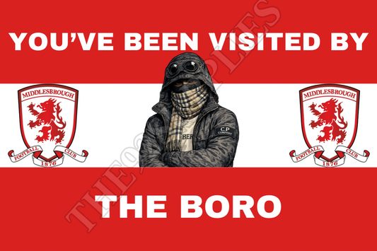 You’ve been visited by the boro - Middlesbrough