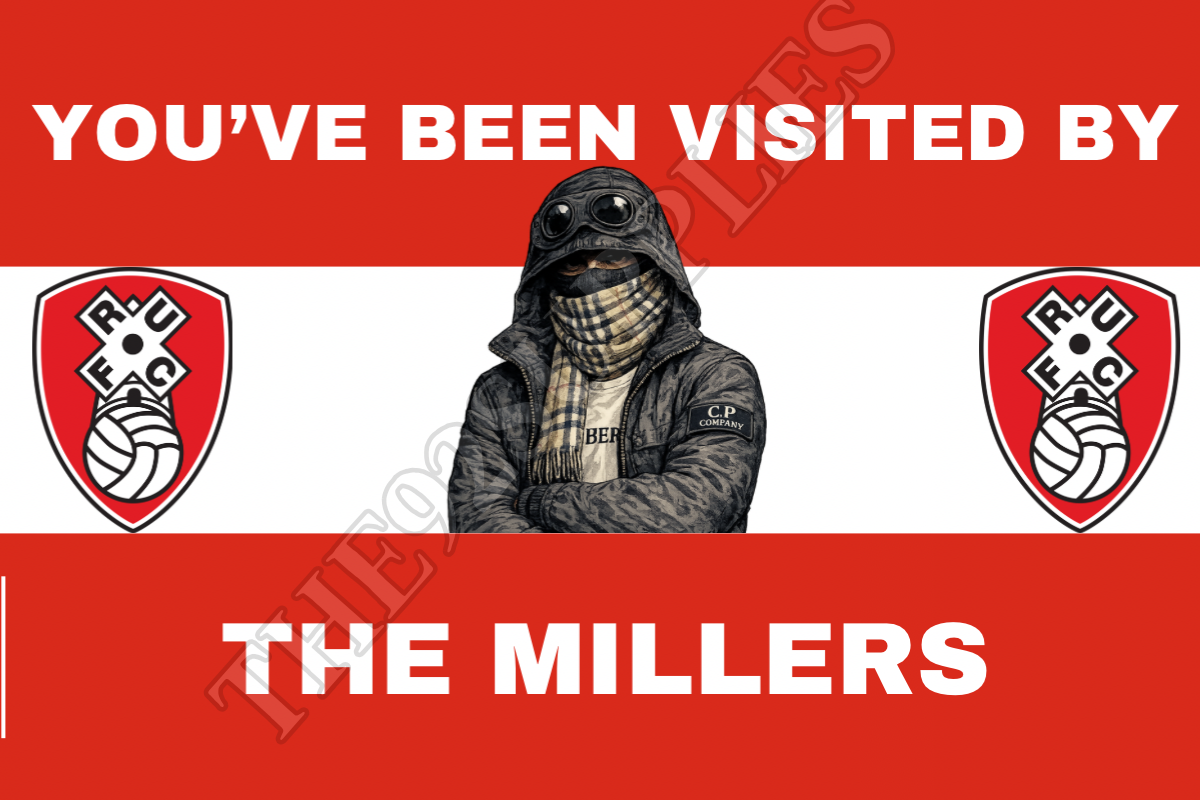 You’ve been visited by the millers - Rotherham United