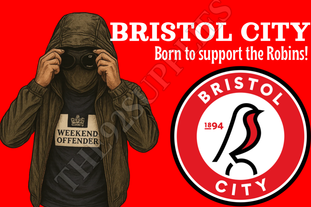 Born to support the robins x8 - Bristol city
