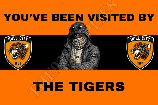 You’ve been visited by the tigers x8 - Hull city