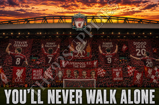 You’ll never walk alone x8 - Liverpool