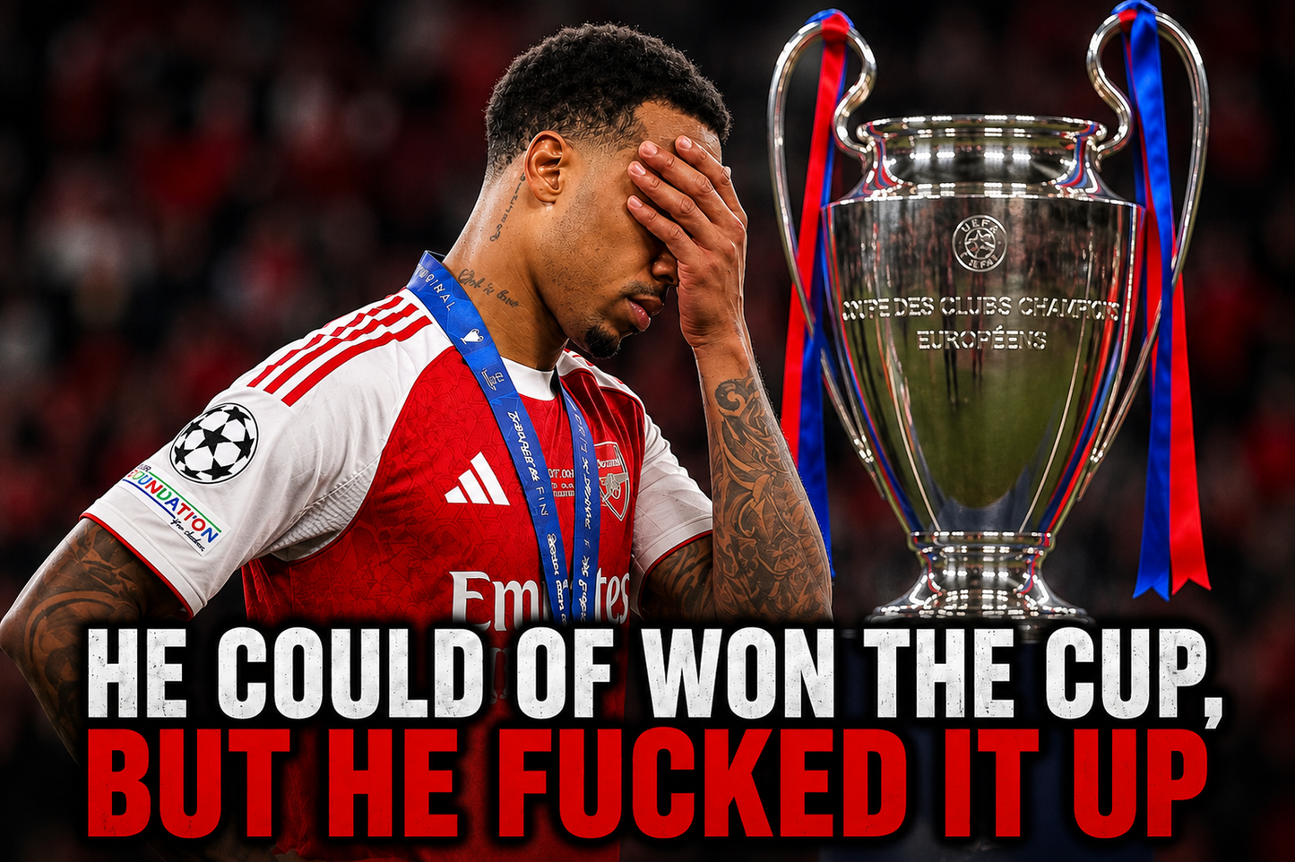 He could of won the cup but he fucked it up x8