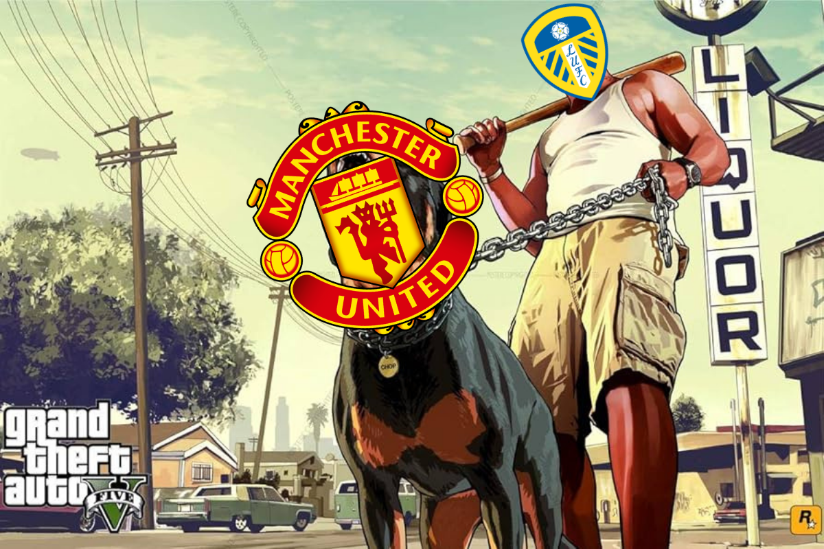 Manchester United held on a lead by Leeds x8 - Leeds united
