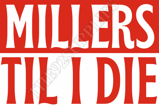 Millers til I die - Rotherham