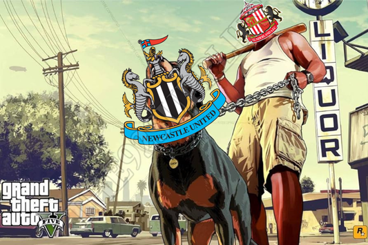 Newcastle held on a lead by Sunderland x8 - Sunderland