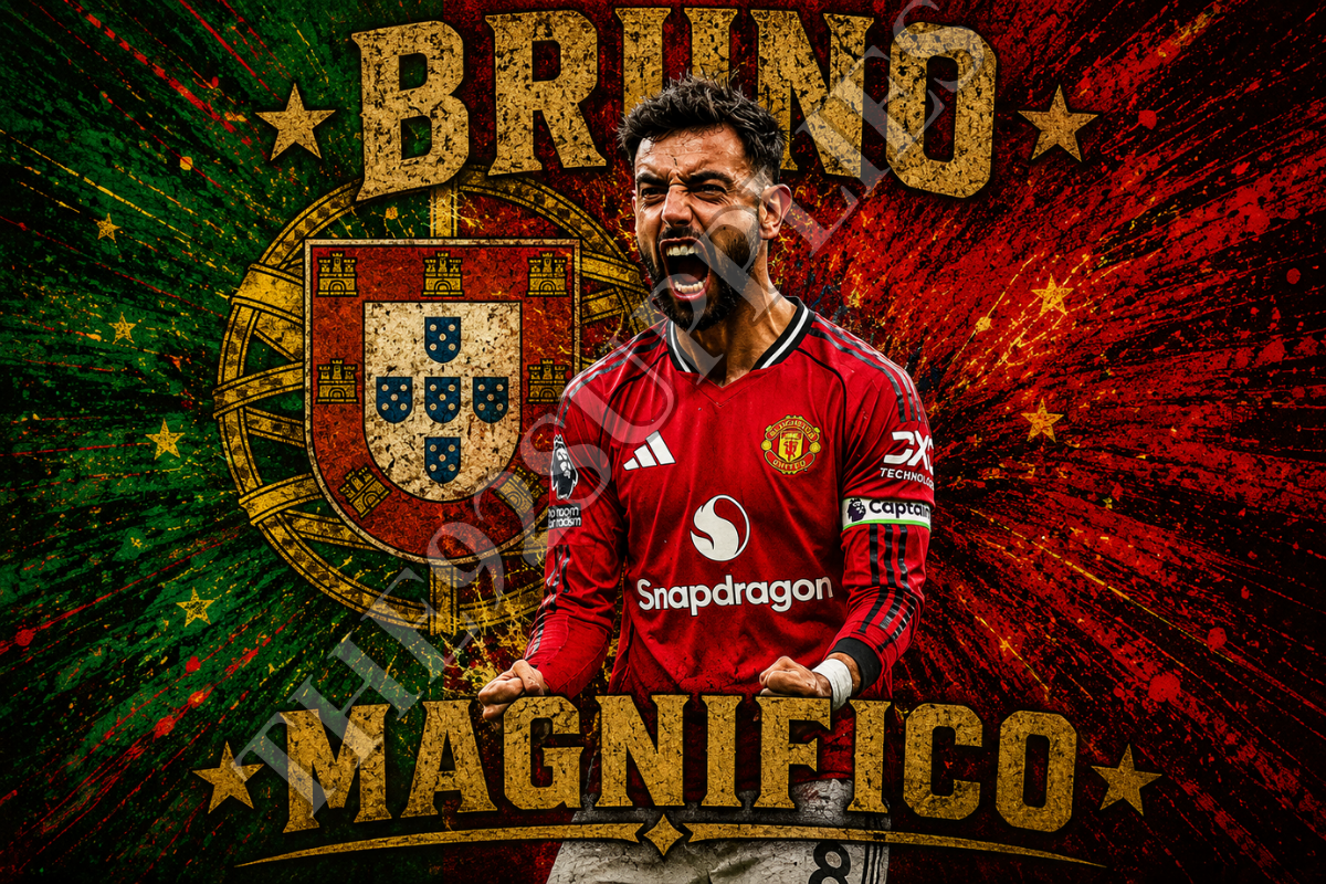 Bruno magnifico x8 - Manchester United