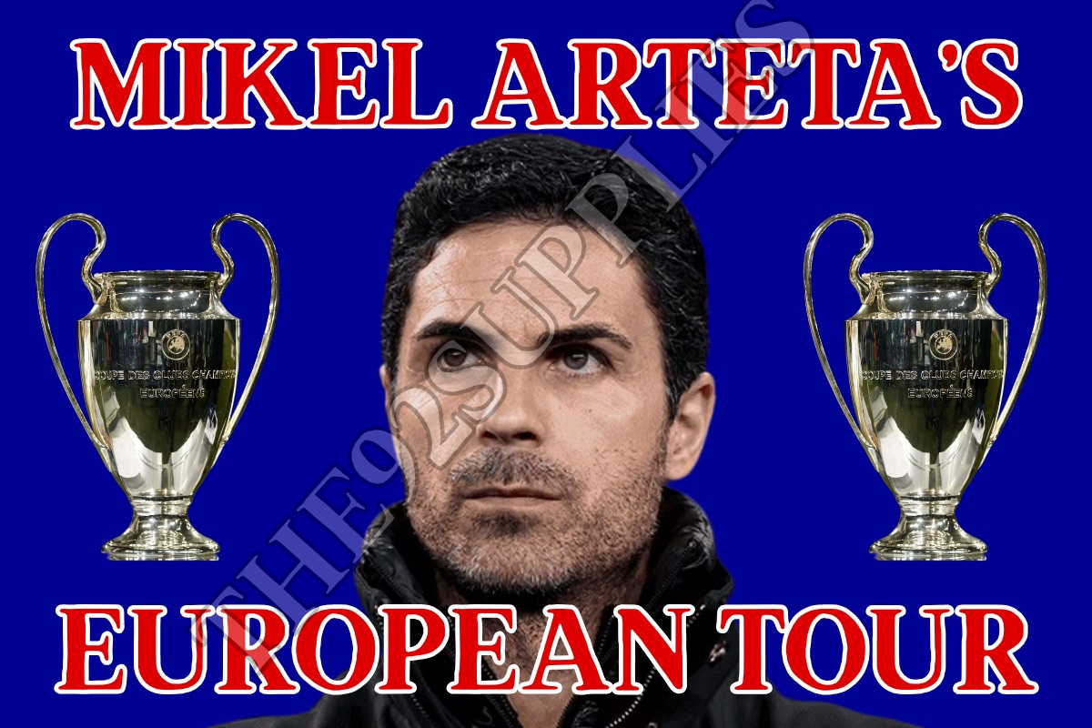 Mikel arteta European tour x8 - Arsenal