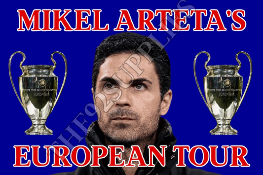 Mikel arteta European tour x8 - Arsenal