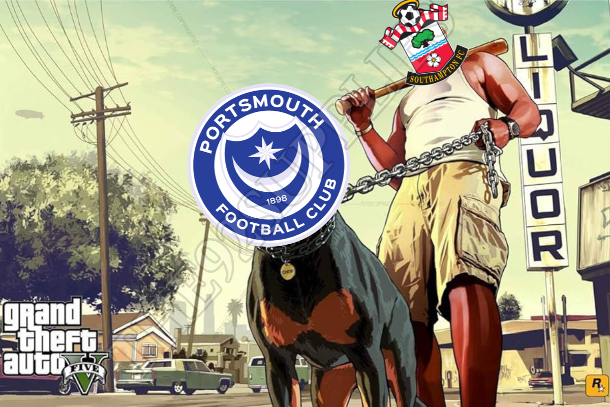 Portsmouth held on a lead by Southampton x8 - Southampton