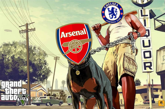 Arsenal on a lead held by Chelsea - Chelsea