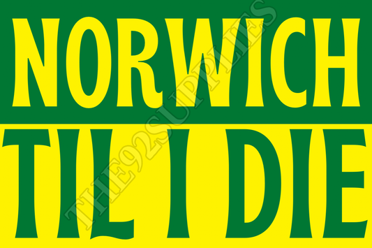Canaries til I die - Norwich city