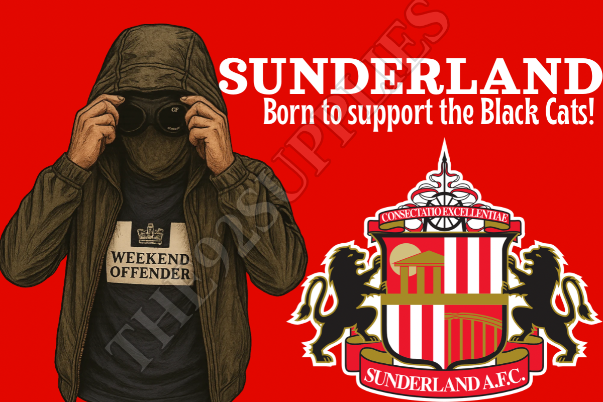 Born to support the black cats x8 - Sunderland