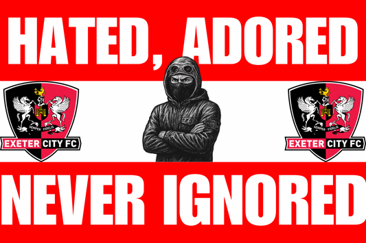 Hated adored never ignored - Exeter city