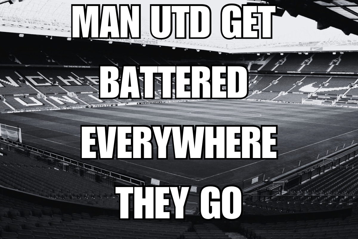 Man Utd get battered everywhere they go