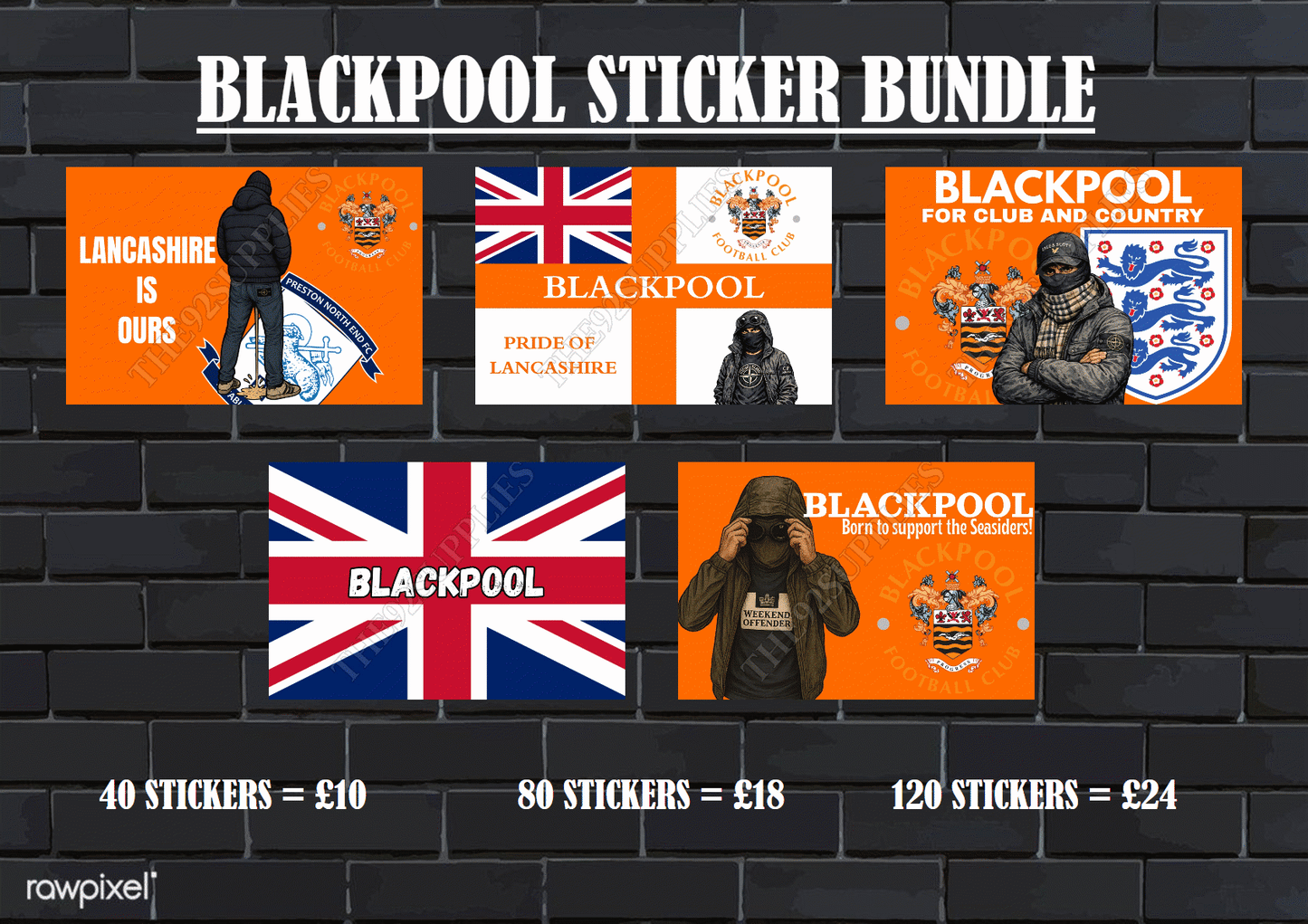 Blackpool Sticker bundle