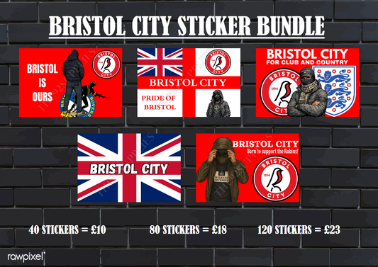 Bristol City Sticker Bundle