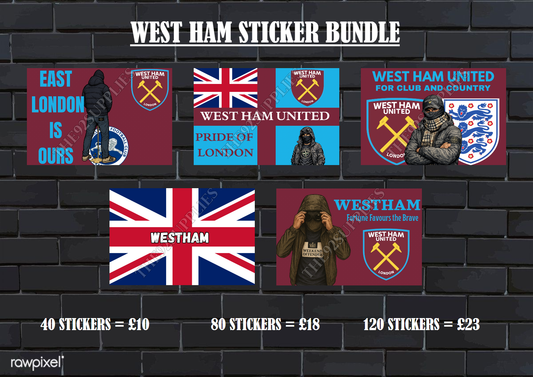 West Ham sticker bundle