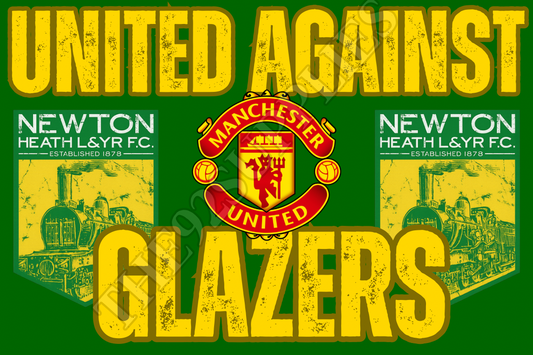 United against glazers x8 - Manchester United