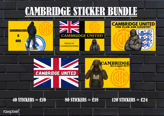 Cambridge united Sticker bundle